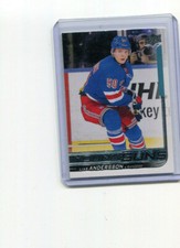 2018-19 Upper Deck Young Guns Lias Andersson Rookie     497