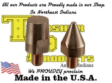 Chicago Electric Fit Spot Welding Tips -Flat Tip w/ 1/8" Upper Contact Surface