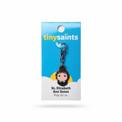 Tiny Saints St. Elizabeth Ann Seton CHARM Bracelets, Backpacks, Purses Gifts NEW