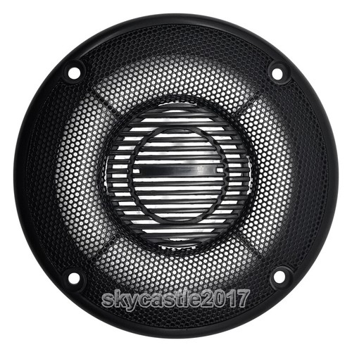 2pcs 4" inch Car Speaker Cover Decorative Circle Metal Mesh Grille 132mm #Black3 - Picture 4 of 8