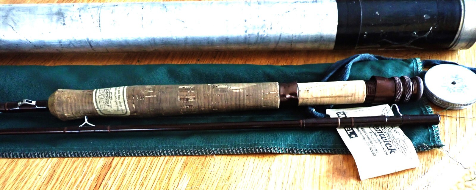 VINTAGE⌛GFF 856 FENWICK HMG GRAPHITE 8½' 2PC Fly Rod🎣w/Case & Sock🎣 eBay