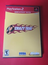 Crazy Taxi Greatest Hits (Sony PlayStation 2, 2002) in case with manual tested