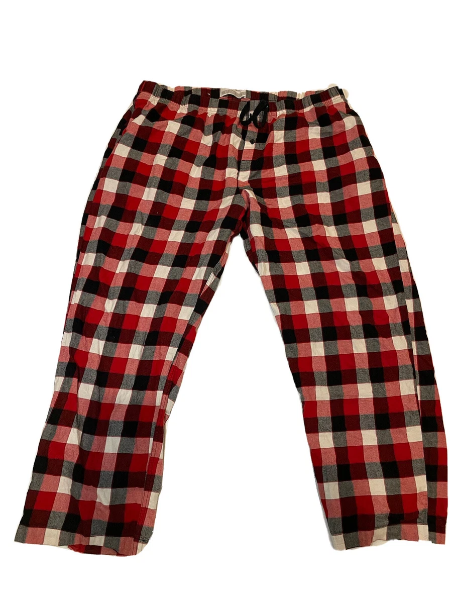 Goodfellow Men's XXL RED/BLACK BUFFALO PLAID Pajama Pants