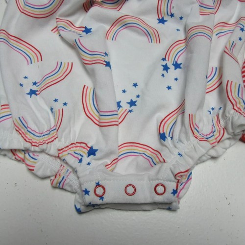 Cat & Jack Baby Girl Rompers 2 PC Set Stars, Stripes, Rainbow Size NB-18M - Picture 40 of 52