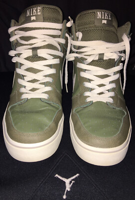 Nike Dunk High LR Medium Olive Cobblestone Size 12 487924-201 2013 Release