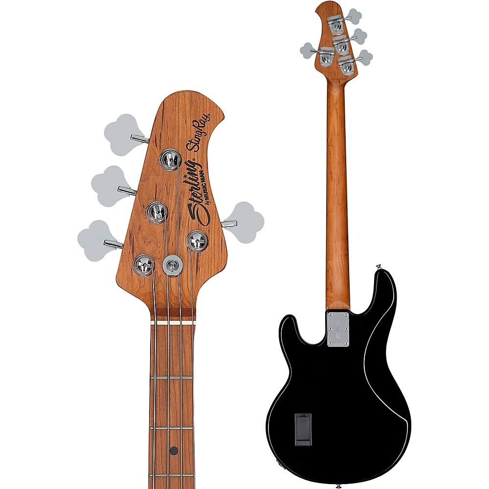 Sterling by Music Man StingRay Ray34 Flame Maple Bass Guitar Teal