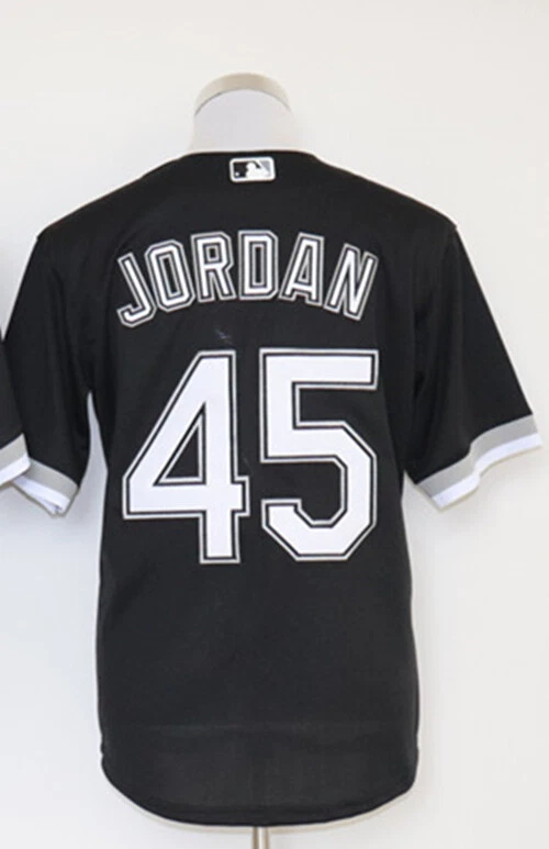 Chicago White Sox Jersey #45 - Michael Jordan Black Baseball Men's M-3XL  Jersey.