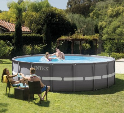 Intex 16'x 48'' prism frame above ground pool with filter pump