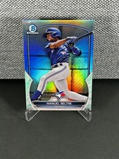 2023 Bowman Chrome  Lunar Glow Refractor #BCP-79 Manuel Beltre Blue Jays