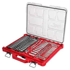 MILWAUKEE 48-22-9486 1/4"-3/8” Ratchet Socket Set w/ PACKOUT Case (106-Piece)