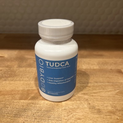 BodyBio Tudca for Liver Health 60 Caps Exp 10/25