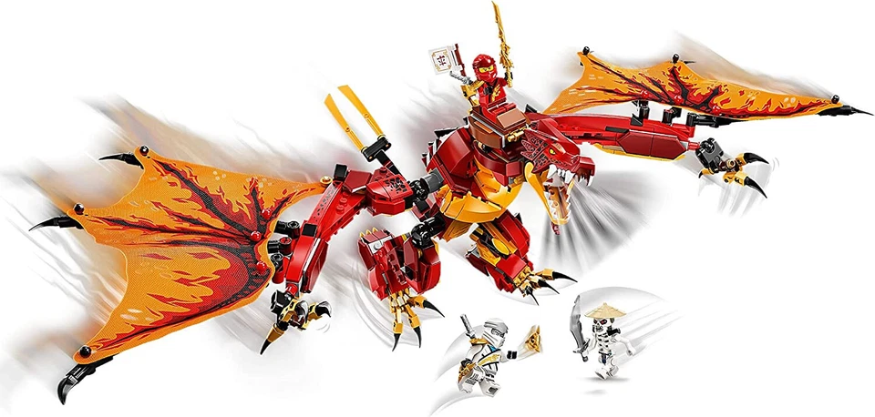 Lego 71753 NINJAGO Fire Dragon Attack Legacy Kai, Zane SEALED - image 4 of 4