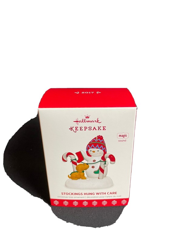 2017 Hallmark Keepsake Ornaments Stockings Hung With Care Magic with Sound 