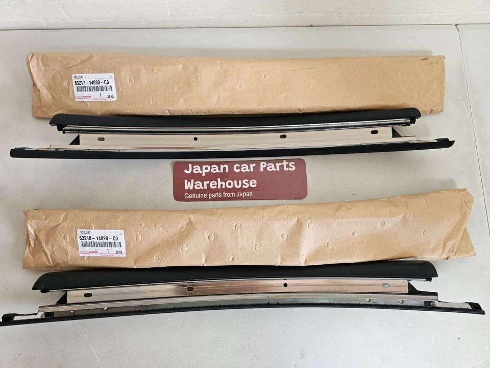 Genuine TOYOTA OEM Supra JZA80 Targa Top Removable Roof Molding Left Right Set Foto 2 de 4