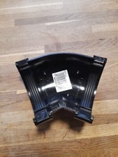 Osma Roundline 112mm Half Round Gutter Angle 45/135 D Ref. OT004B - Black (30)