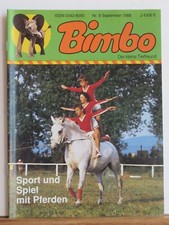 Bimbo - Der kleine Tierfreund - September 1988 - Sport und Spiel mit Pferden