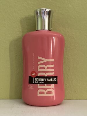 (1) Bath & Body Works Signature Vanillas BERRY Body Lotion 8oz/236ml
