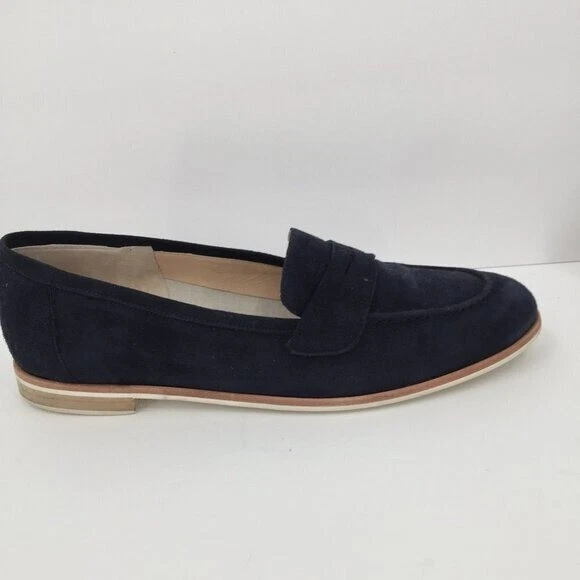 Jon Josef Azul Marino Gamuza Mocasín Slip-on Zapato España Plano Preppy Mujer 9 Foto 2 de 4