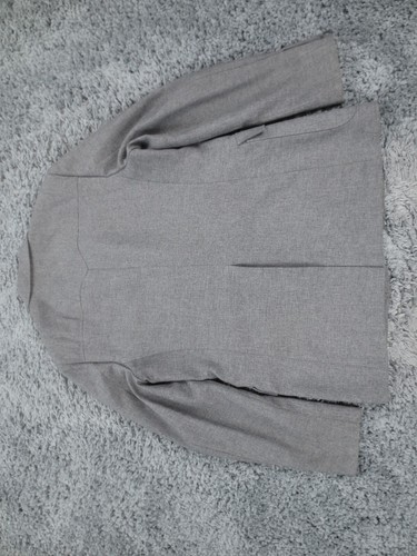 Vintage Circle S Jacket Mens 44L Gray Western 2 Button Blazer Gemetric Lined USA - Picture 15 of 18