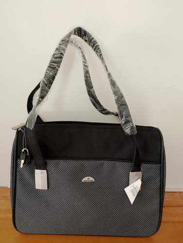 Samsonite Carry On Overnight Shoulder Bag Travel Tote Weekender Luggage blue - Picture 3 of 14