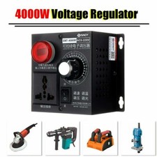 4000W 220V AC SCR Motor Speed Controller Module Voltage Regulator Dimmer Fan EU