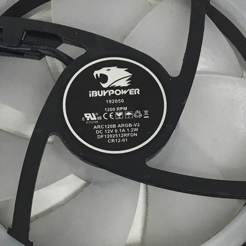 iBUYPOWER ARC120B ARGB-V2 DF1202512RFDN 120mm Case Fan - Afbeelding 2 van 4