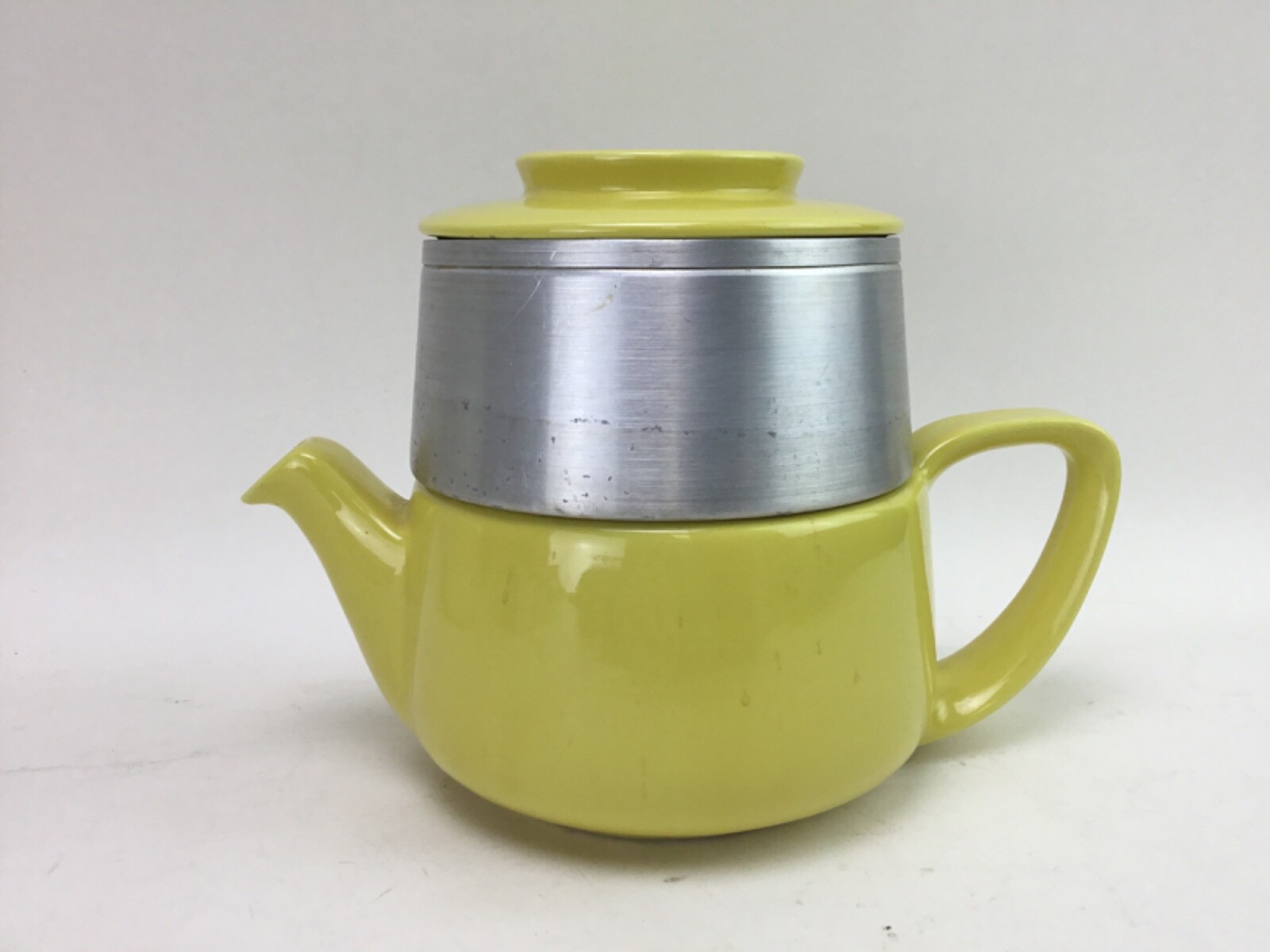 Vintage Hall Tricolator 4 Part Yellow Coffee Pot Tea Pot & Hot Beverage