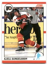 Kjell Samuelsson 1990-91 Score Canadian HOCKEY #197 Philadelphia Flyers