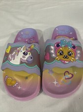 JoJo Siwa Slip On Flip Flop Sandals Beach Shoes Girls Size 1-2 New With Out Tag