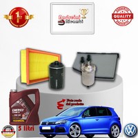 Inspektionskit Filter + ÖL VW Golf VI 2.0 TSI Gti 155KW 210CV Von 2012->