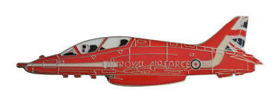 Red Arrrows BAE Systems Hawk T1 Royal Air Force RAF Pin Anstecker
