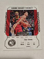 2022-23 Panini Contenders Game Night Ticket #9 Trae Young Atlanta Hawks