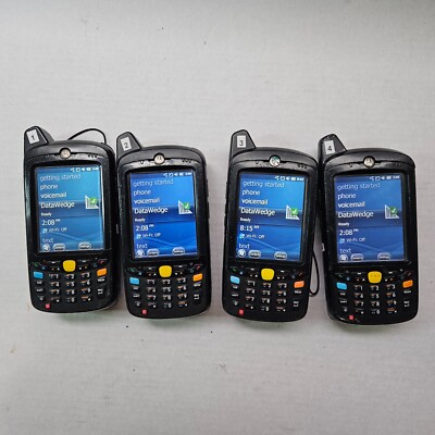 4 x Zebra Symbol MC67 MC67NA W/O Battery P/N: MC67NA-PDABAB00300 Lot #1363