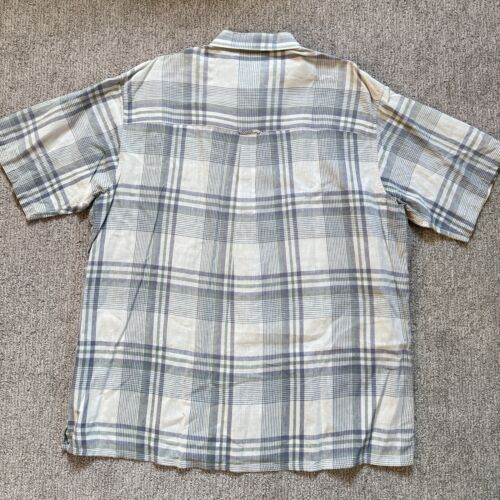 Chaps Ralph Lauren Shirt Men 2XLTall Plaid Nantucket Island Linen CRL - Picture 3 of 10