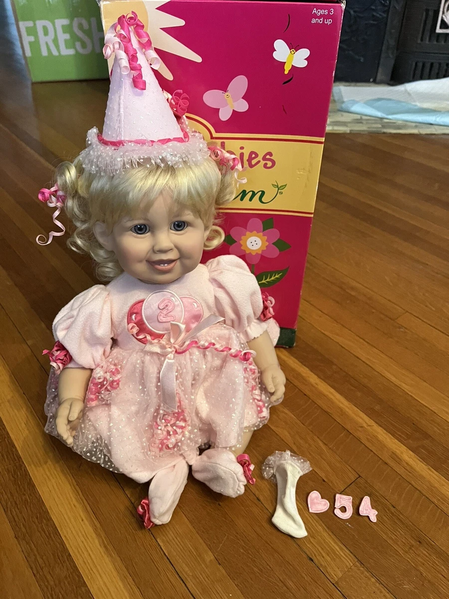 Marie Osmond Doll Babies a Bloom Birthday Doll With Box Hat