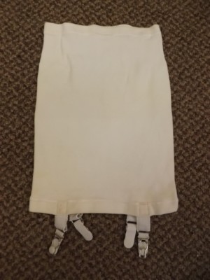 Vtg 50s 60s NEW Mini Length Girdle Garters Belt For Waists 24-31 Shaper Smoother