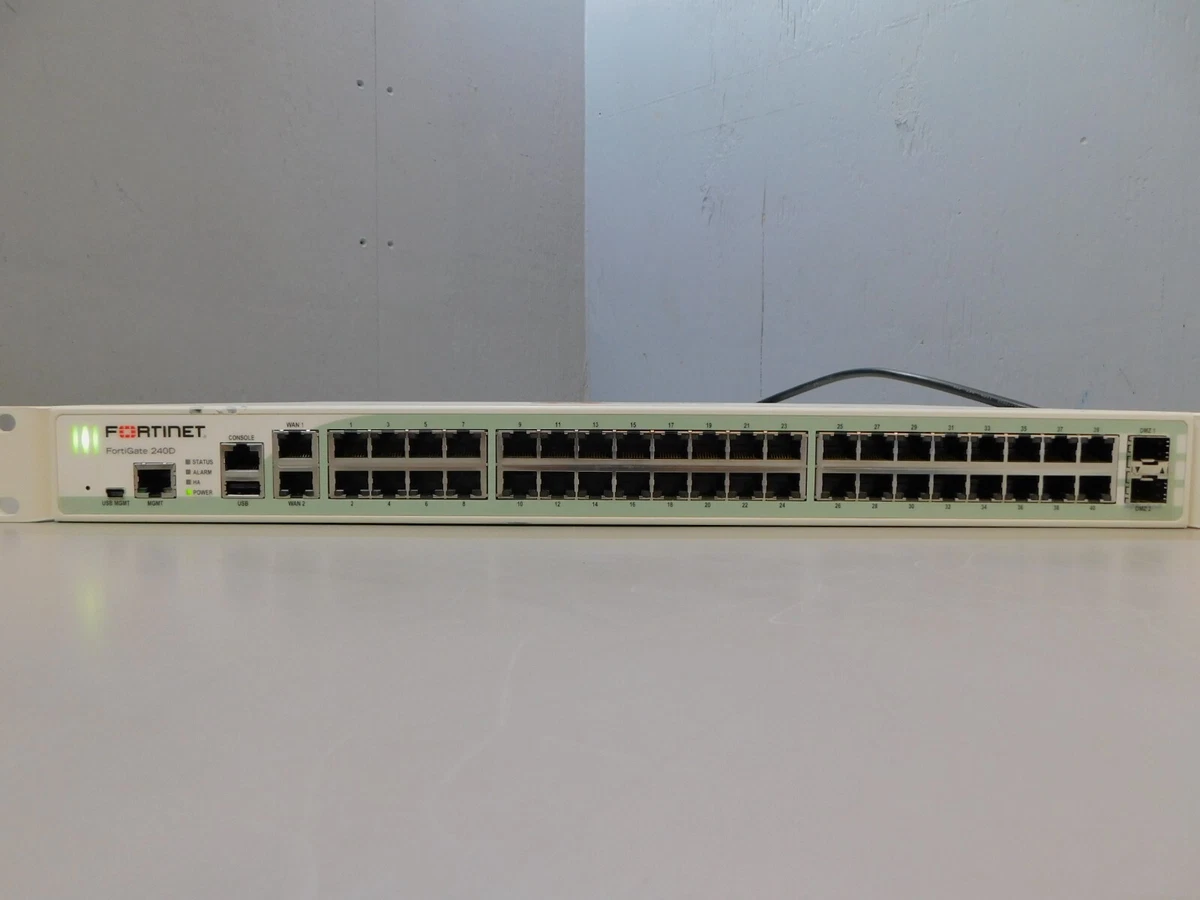 Fortinet FG-240D FortiGate 240D Security Firewall Appliance