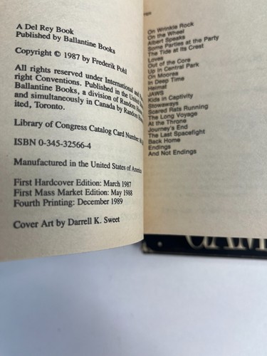 Lot of Frederik Pohl Books Vintage!! SET!! - Picture 11 of 16
