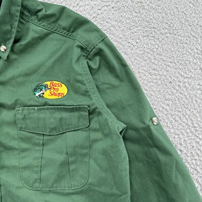 BASS PRO SHOPS フィッシングシャツ グリーン M（L） s-l400.jpg