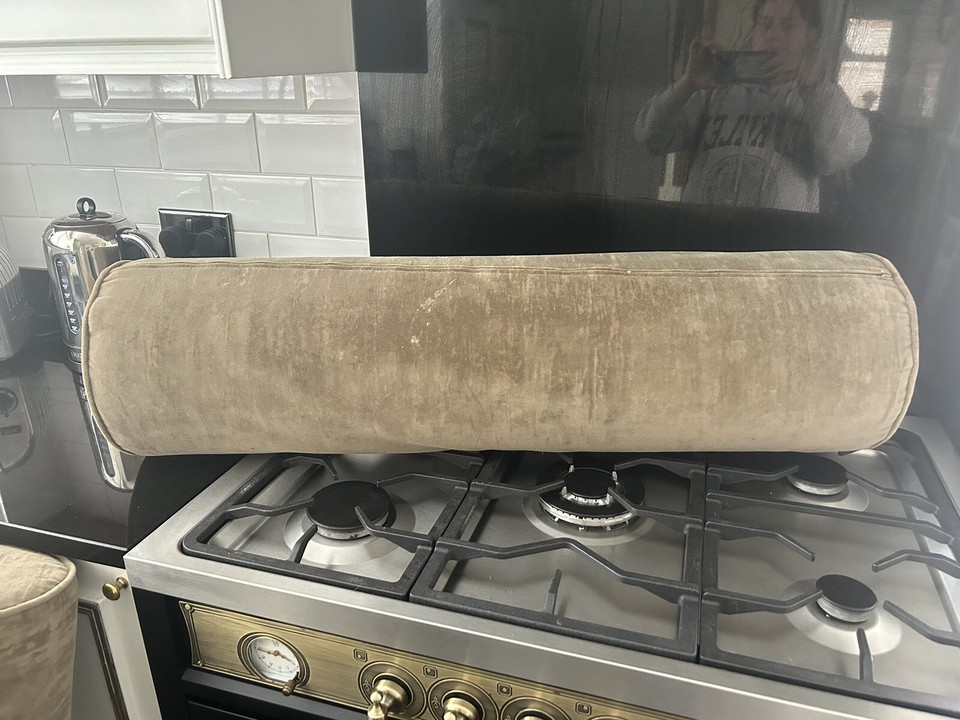 2 Vintage Single Day Bed Bolster Cushions eBay