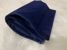 Navy Blue Velvet Organizer for cosmetics, essential oils, jewlry NWOT