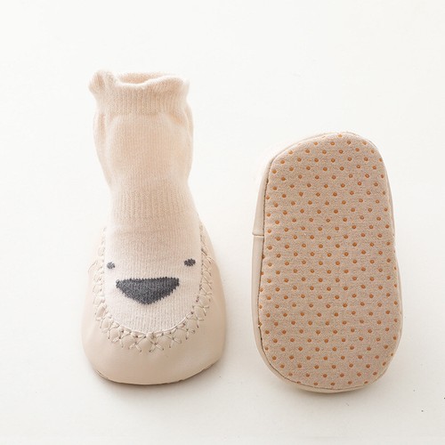 Bebé Niños Pequeños Pantuflas Antideslizantes Calcetines Algodón Botas Zapatos Interior Hogar - Imagen 13 de 23