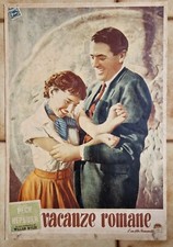 VACANZE ROMANE ROMAN HOLIDAY GREGORY PECK AUDREY HEPBURN FOTOBUSTA ORIGINALE