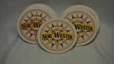 11 Nor’ Wester Card Board Beer Coasters