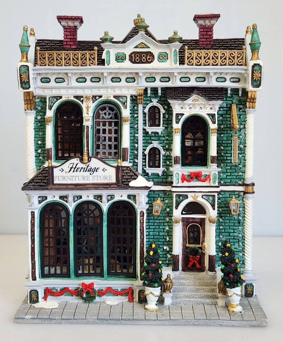 LEMAX Heritage Furniture Store Essex Street Lighted Christmas