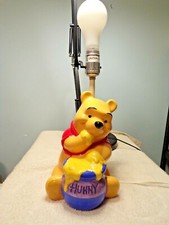 Disney Vintage WINNIE THE POOH Lamp Night Lite WORKS  No shade