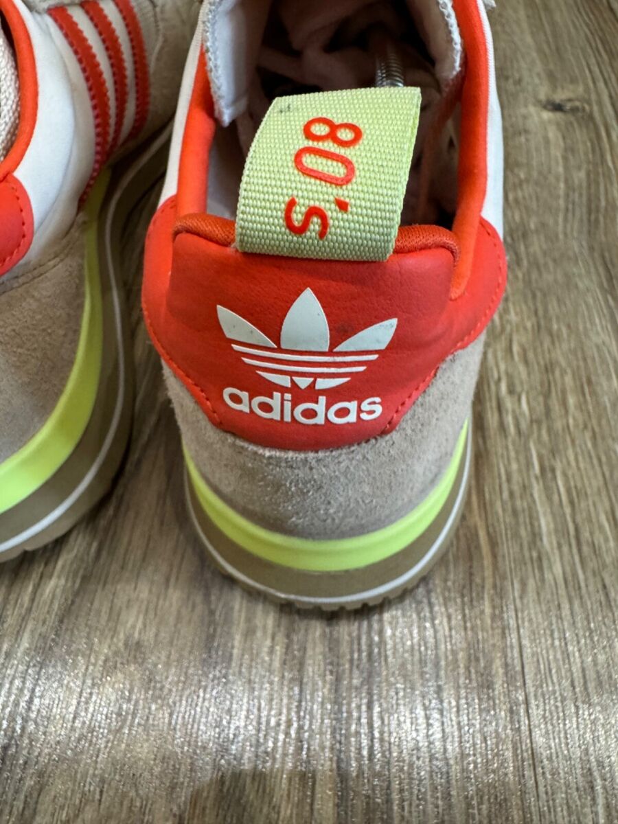 Adidas ZX 500 Jordan Beige Orange Trainers Size 44.5 FU9247 Adidas ZX 500 Jordan Beige Orange Trainers Size 44.5 FU9247