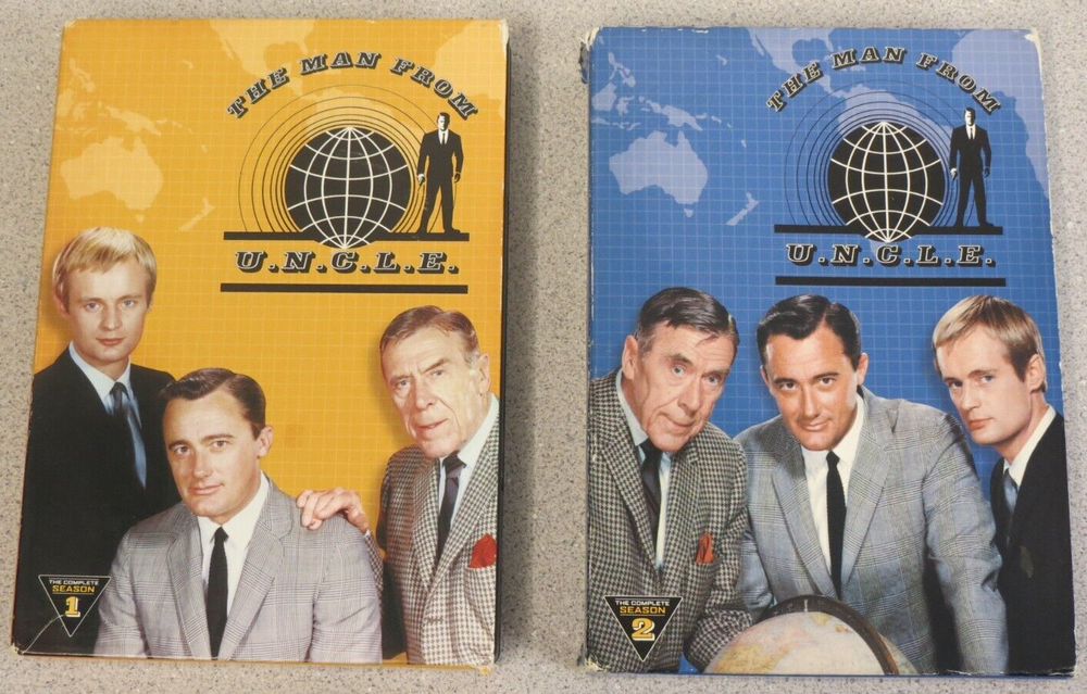 The Man From U.N.C.L.E. Seasons 1 & 2 DVD Lot Complete Set