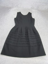 Madewell A-Line Dress Womens 2 Black Sleveless Back Zip Casual