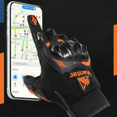 Motorcycle Full Finger Gloves Touch Screen Racing Breathable Windproof Gloves US - Picture 21 of 30